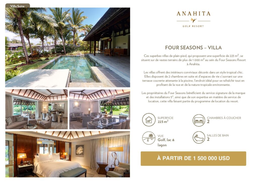 thumbnail of Factsheet Four Seasons – Villa Suites -FR